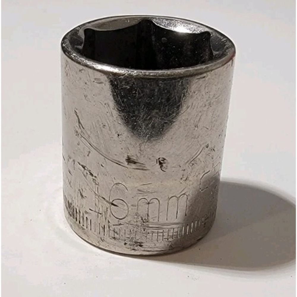 Vintage Craftsman Tools 16mm Socket 3/8"‎ Drive 6 Pt G2 #43570 USA